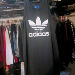 Adidas Black/White Trefoil Mini Tank Dress